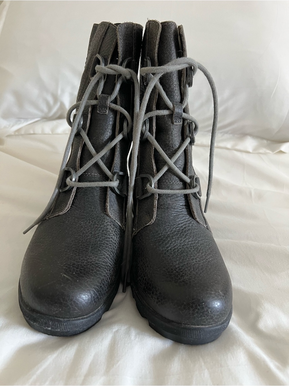Sorel Dark Grey Lace-Up Boots